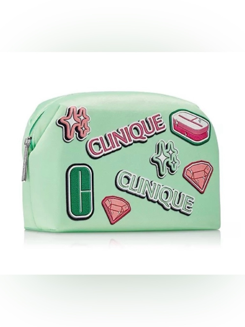 Clinique Mint Green Makeup Bag NWOT